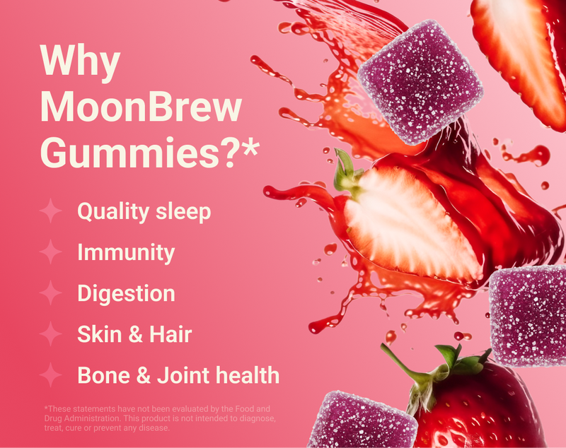 Sleep + Vitamin Gummies ：Not contain Melatonin & Formulated with natural ingredients